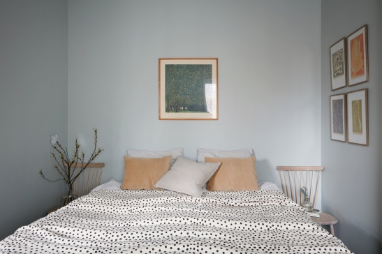 Bergtallsvagen bedroom dots pillows art fantastic frank